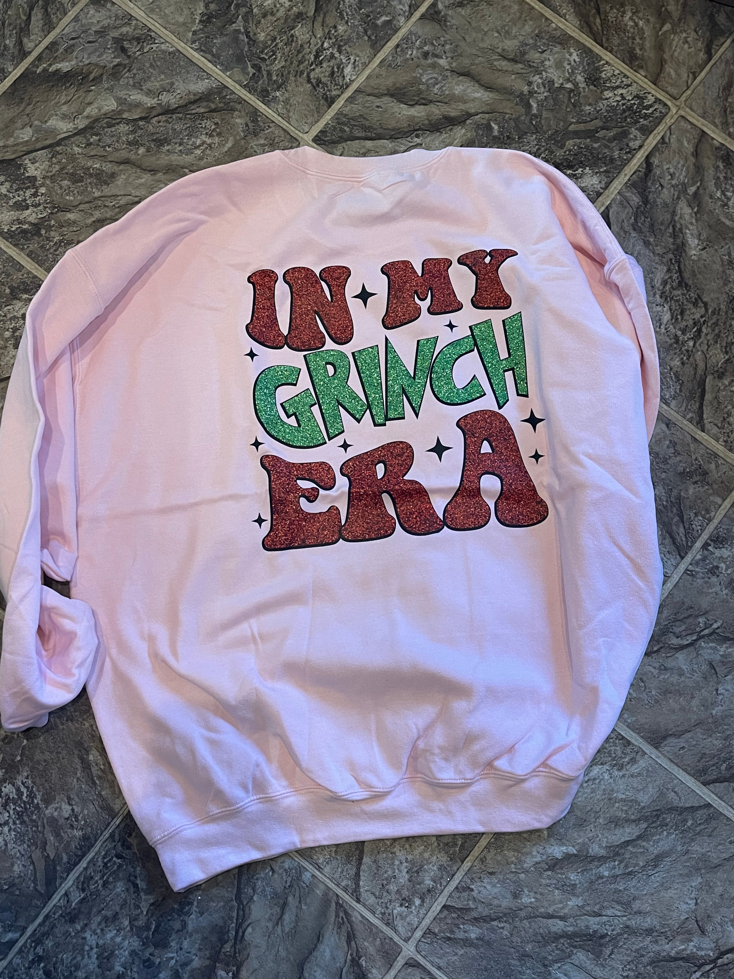 In my Grinch Era Crewneck Sweatshirt