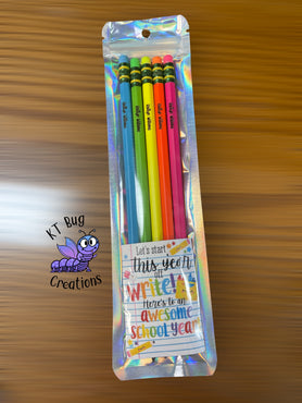 Neon Ticonderoga Pencils