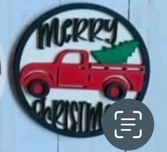 2/25 Party Insert: Merry Christmas Red Truck