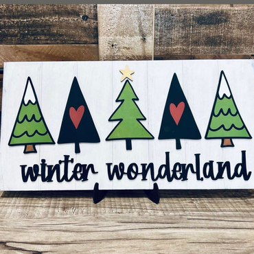 Winter Wonderland Sign - Paint Party - Book A Party