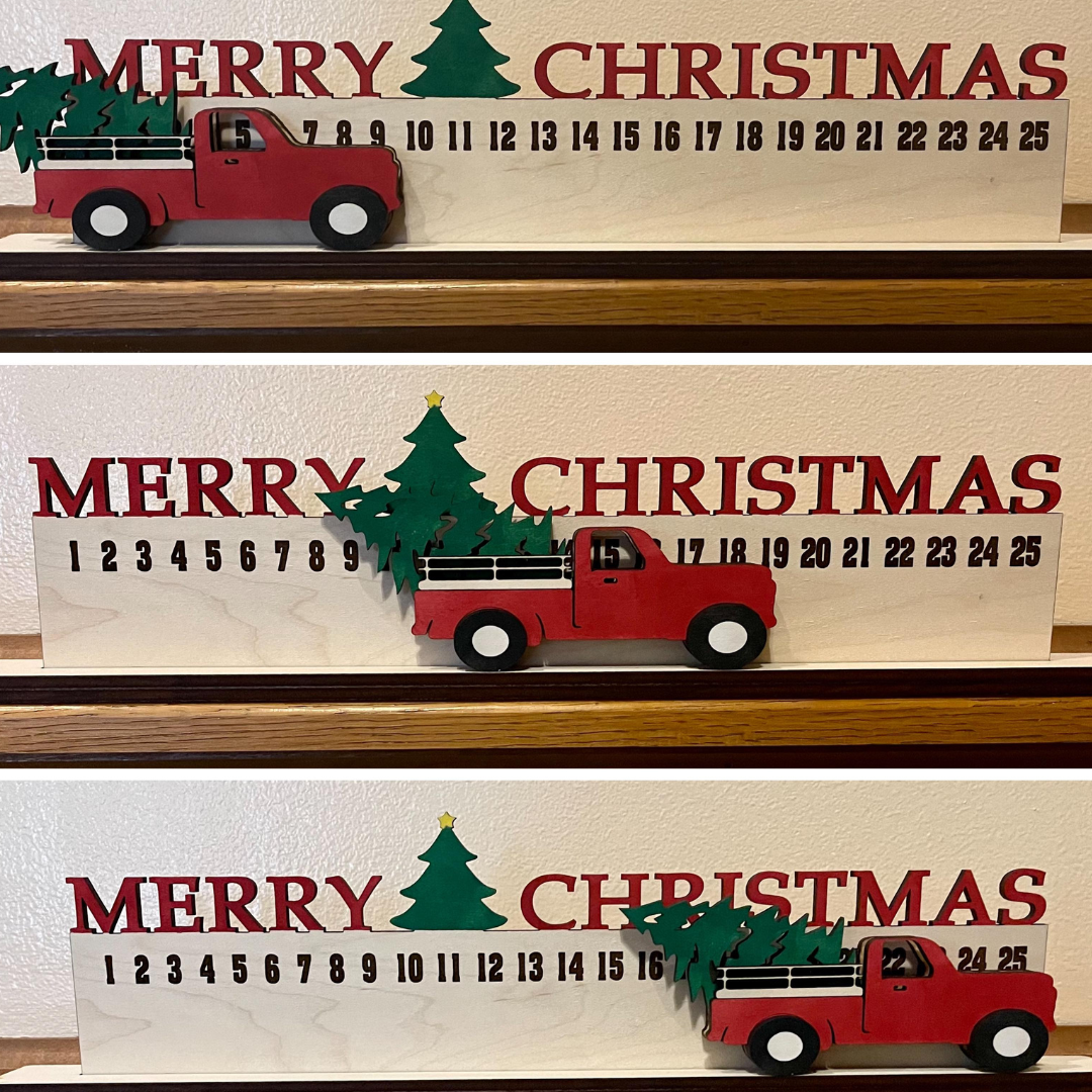Merry Christmas Truck Countdown - Paint Party - Book A Party