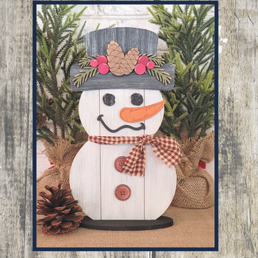 3/4/23 - Snowman Shelf Sitter - Paint Party - Book A Party