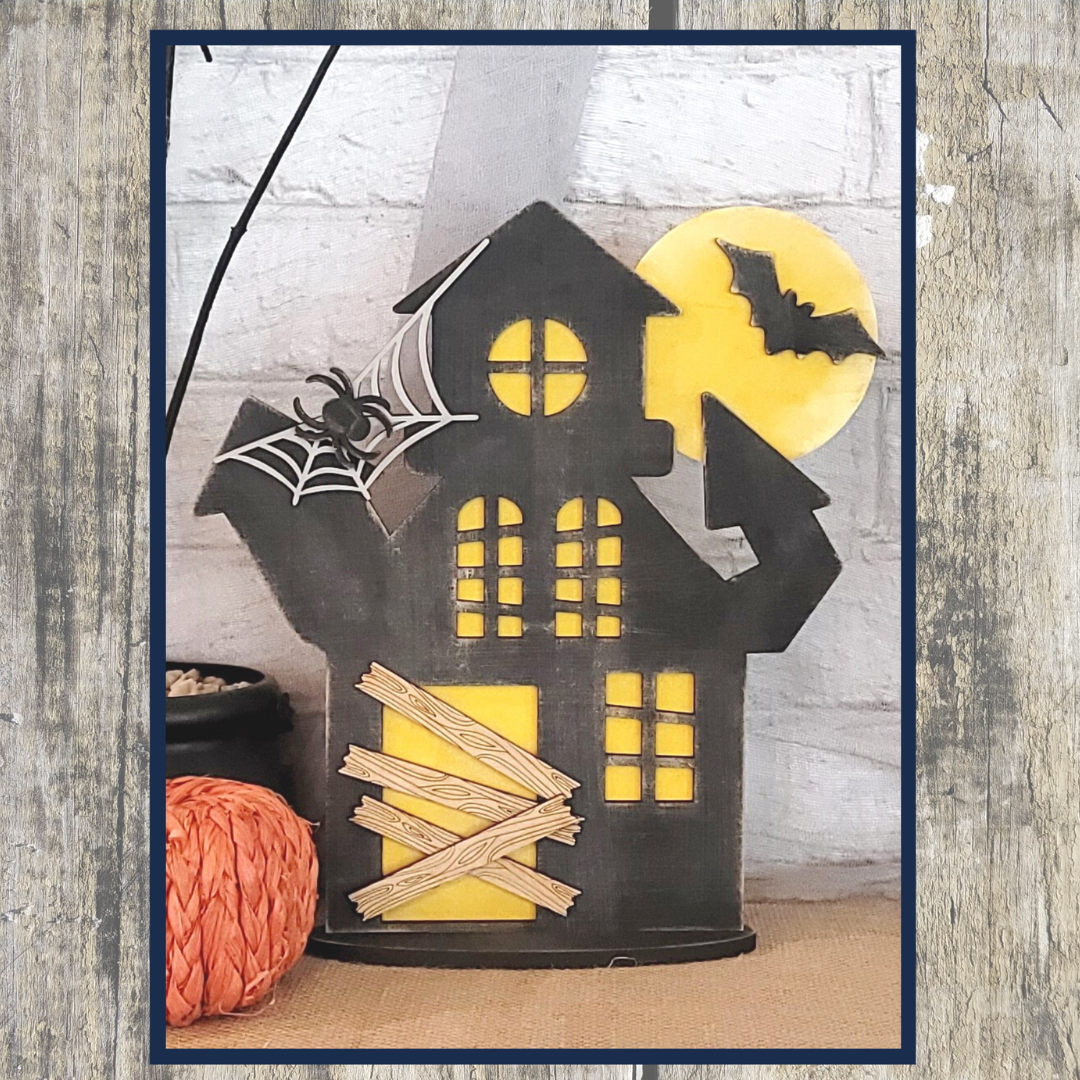 Spooky House Shelf Sitter - Paint Party - Book A Party