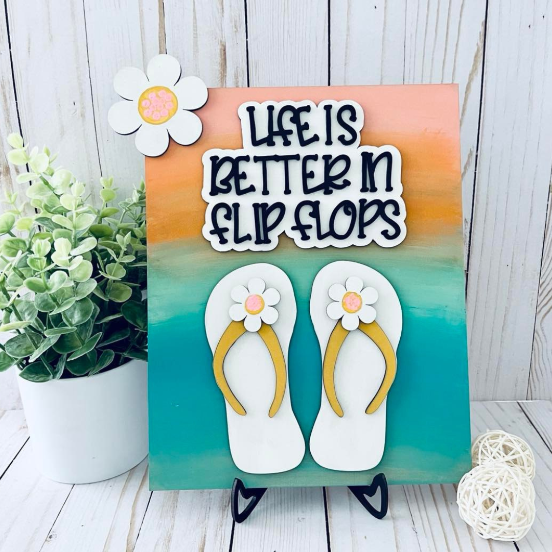 Life Is Better In Flip Flops - Paint Party