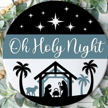 Oh Holy Night Door Sign Paint Party - Book a Party