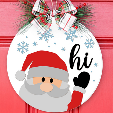 3/4/23 - Santa Hi Door Sign Paint Party - Book a Party