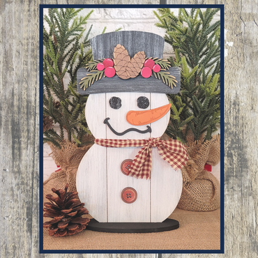 Snowman Shelf Sitter - Paint Party - Book A Party