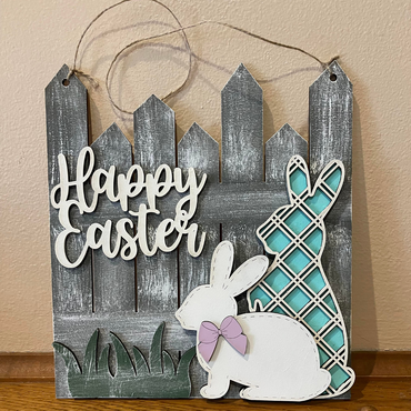3/4/23 - Happy Easter Fence - Paint Party - Book A Party
