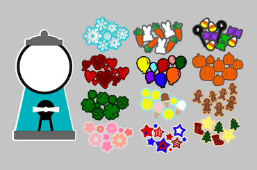 3/4/23 - Standing Gumball Machine - Paint Party