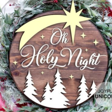 Oh Holy Night Star - Paint Party