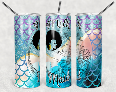 Milk Maid African American 20 oz Skinny Sublimation Tumbler