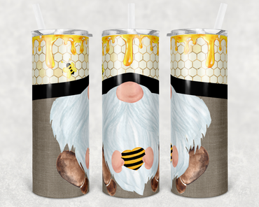 Gnome Bee 20 oz Skinny Sublimation Tumbler