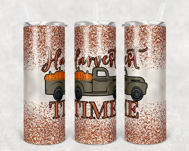 Harvest Time 20 oz Skinny Sublimation Tumbler