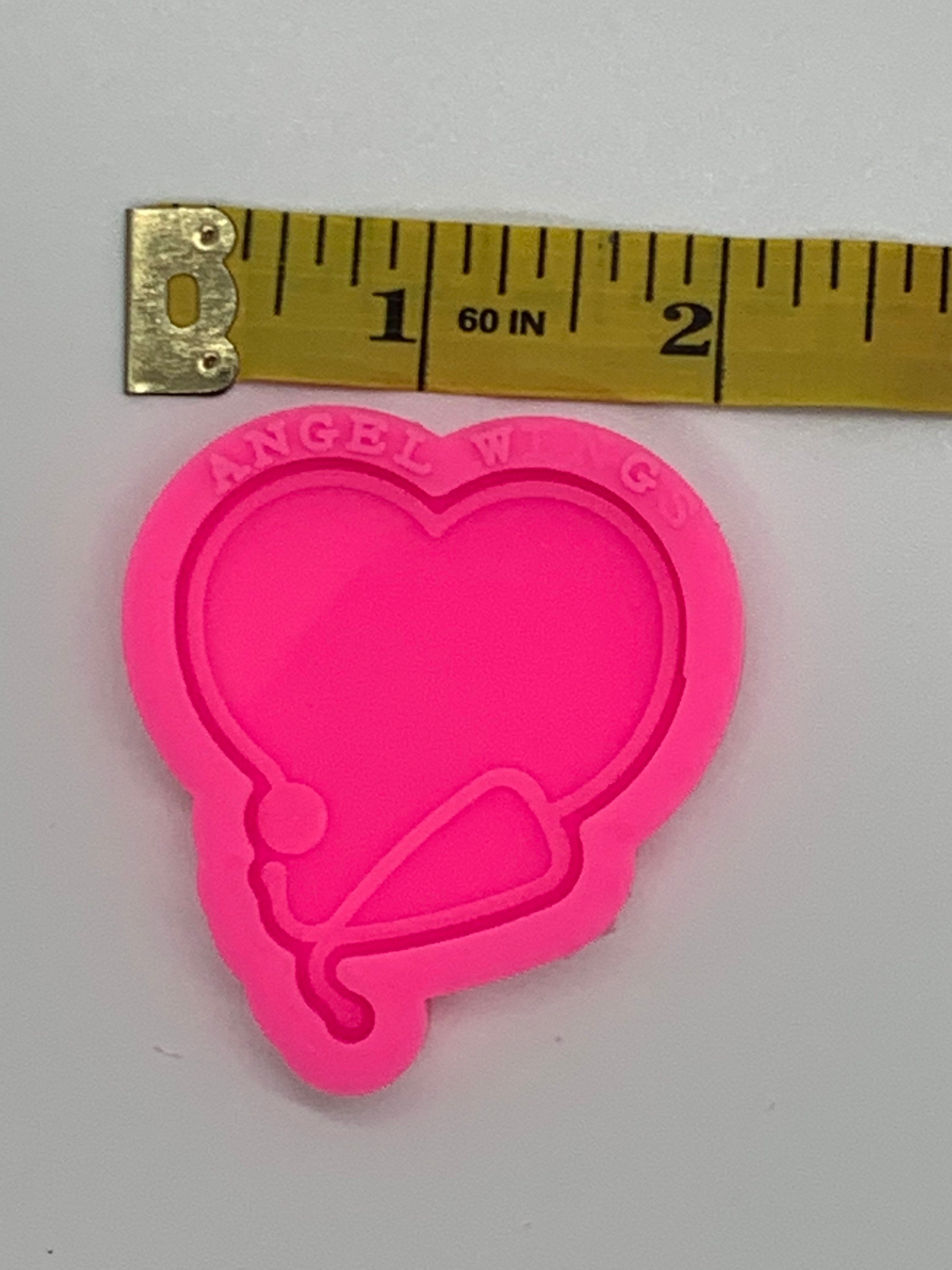 Heart Stethoscope Shiny Silicone Mold for Epoxy Resin Crafts