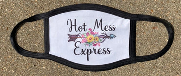 Hot Mess Express Triple Layer Face Mask With Filter Pocket