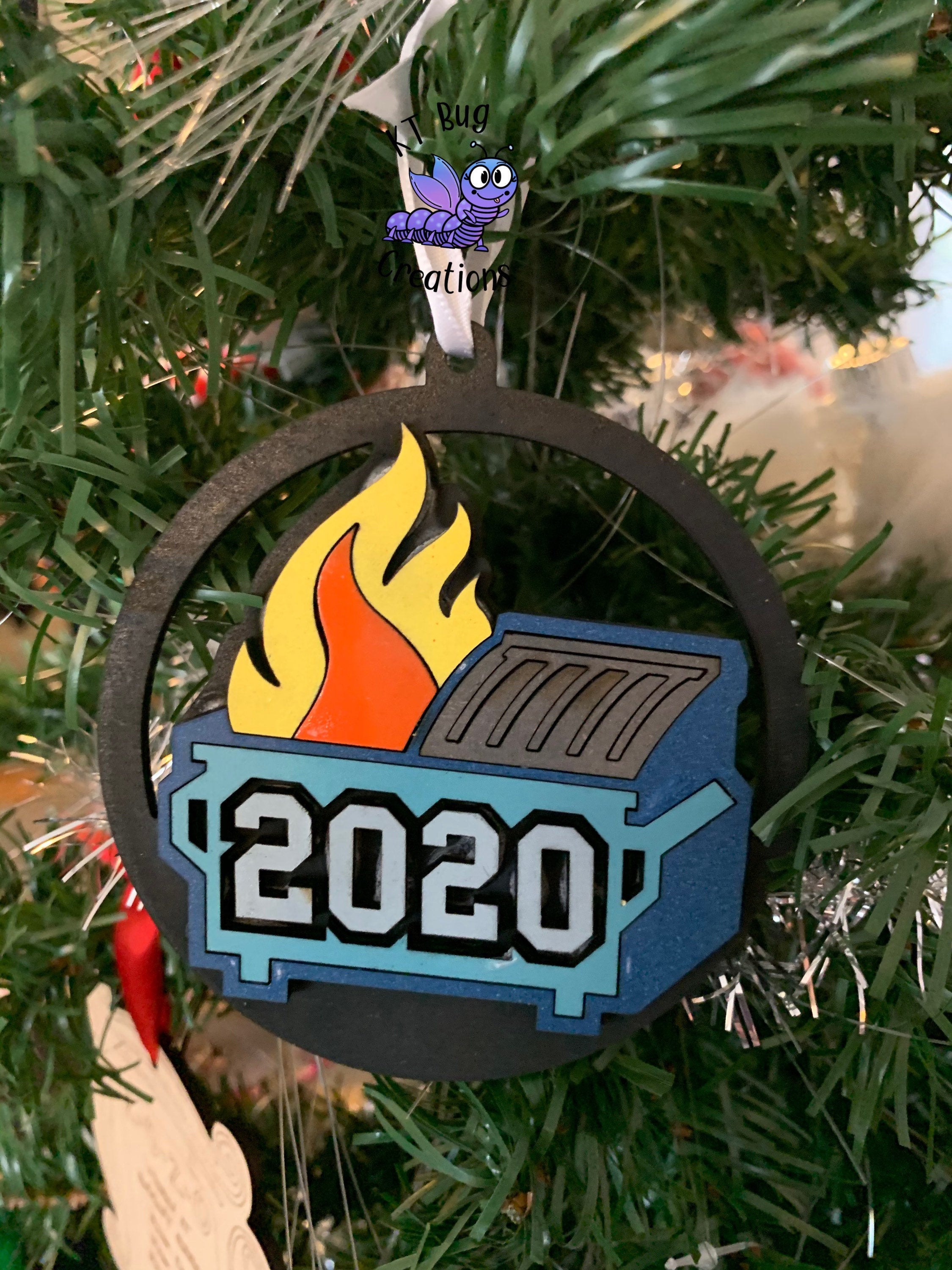 Christmas: 2020 Dumpster Fire Ornament