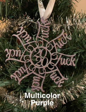Christmas: 2020 Commemorative Christmas Ornament Fuck Flake