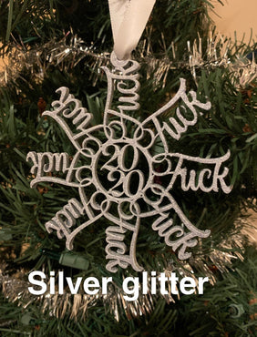 Christmas: 2020 Commemorative Christmas Ornament Fuck Flake