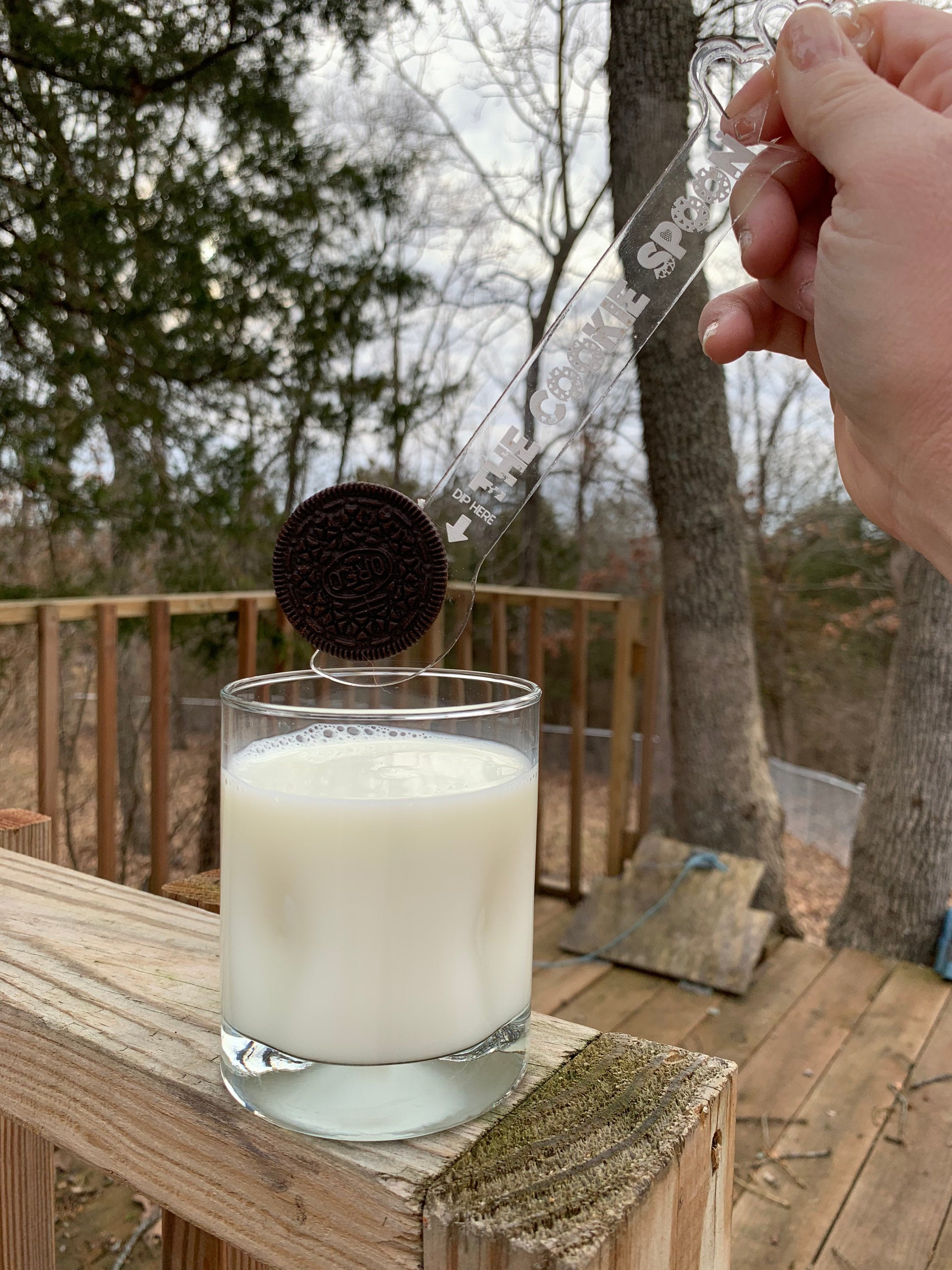 Cookie Spoon for Sandwich Cookie Dunking