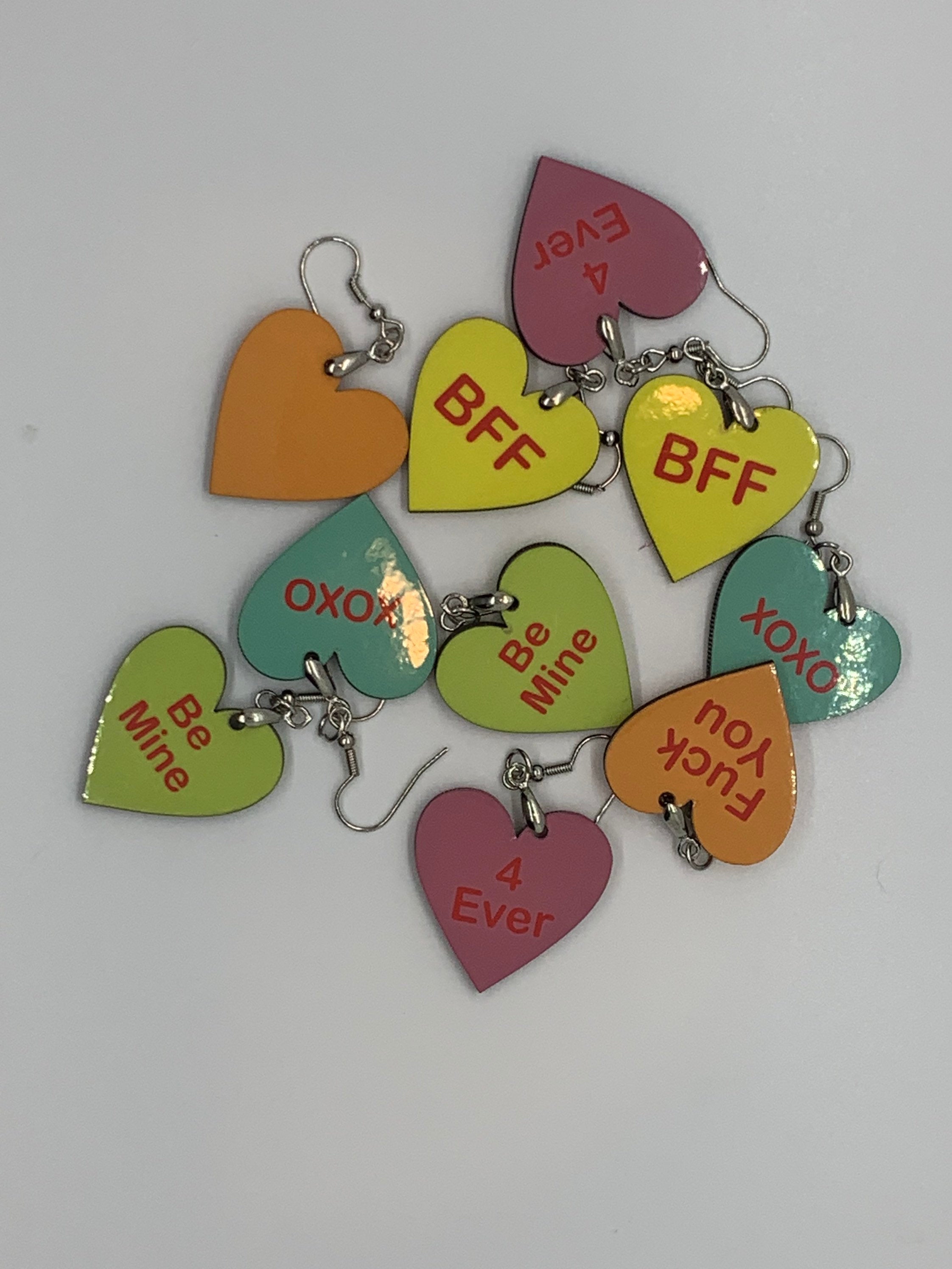 Conversation Hearts Earrings