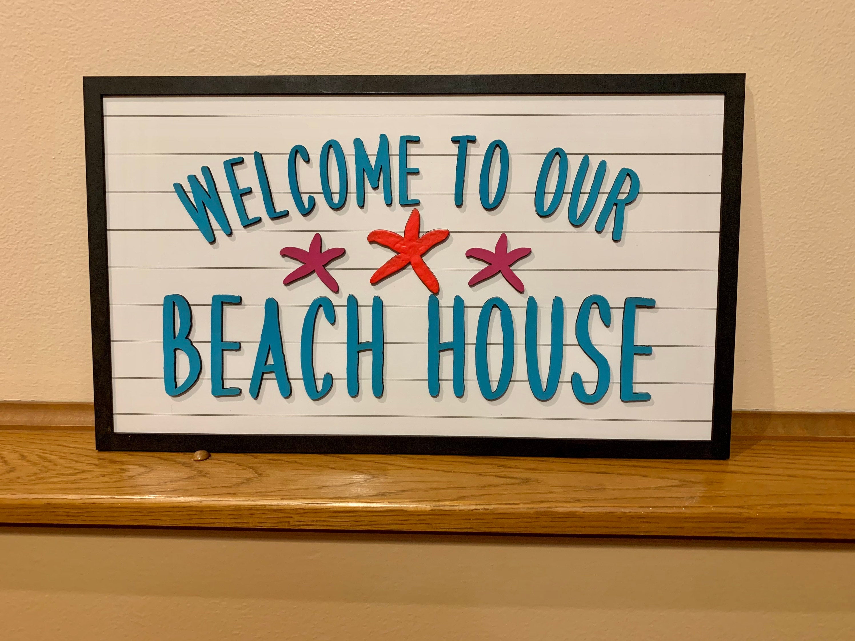 Beach House Welcome Sign | Beach House Decor | Welcome Sign for Beach House