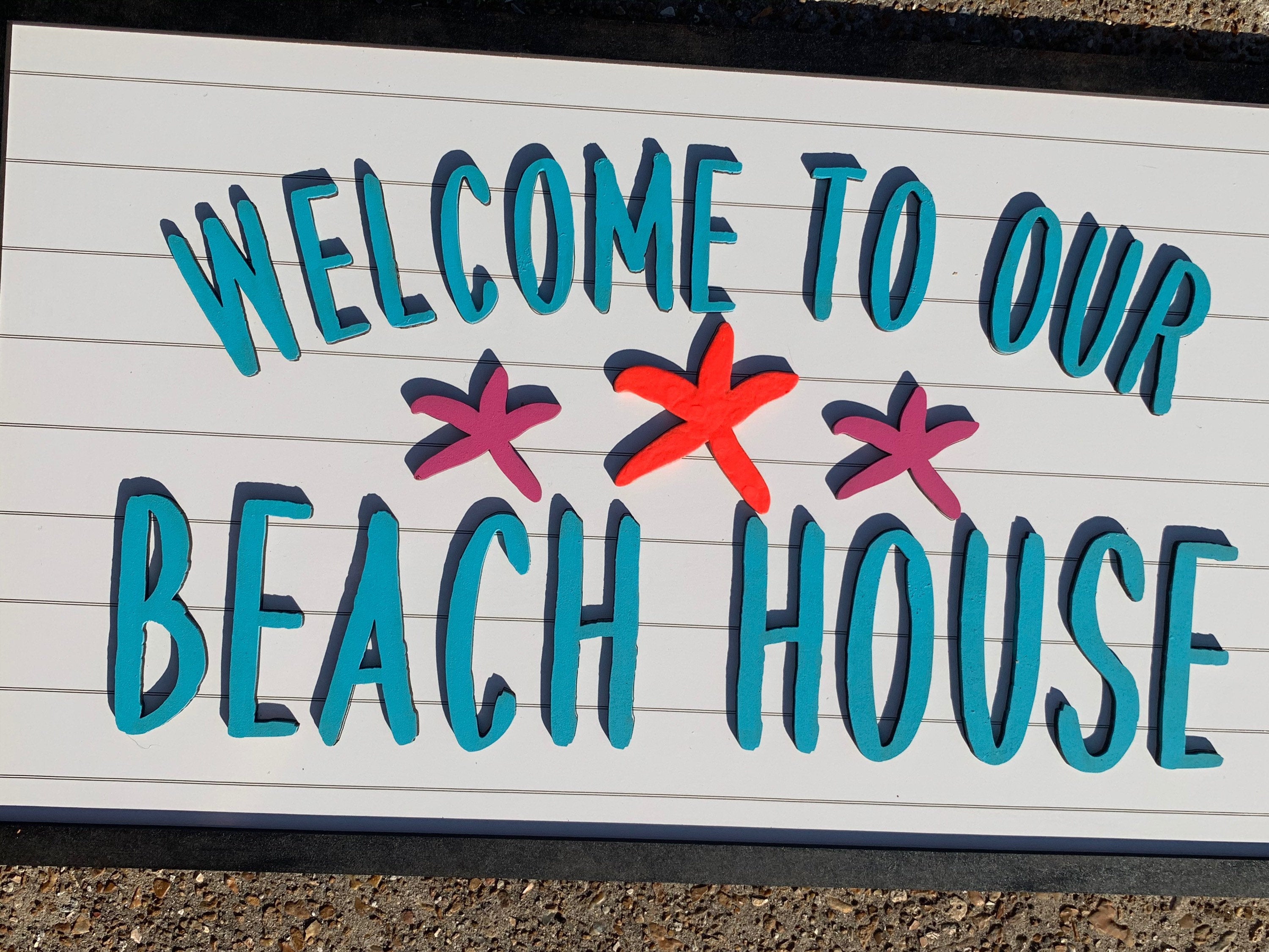 Beach House Welcome Sign | Beach House Decor | Welcome Sign for Beach House