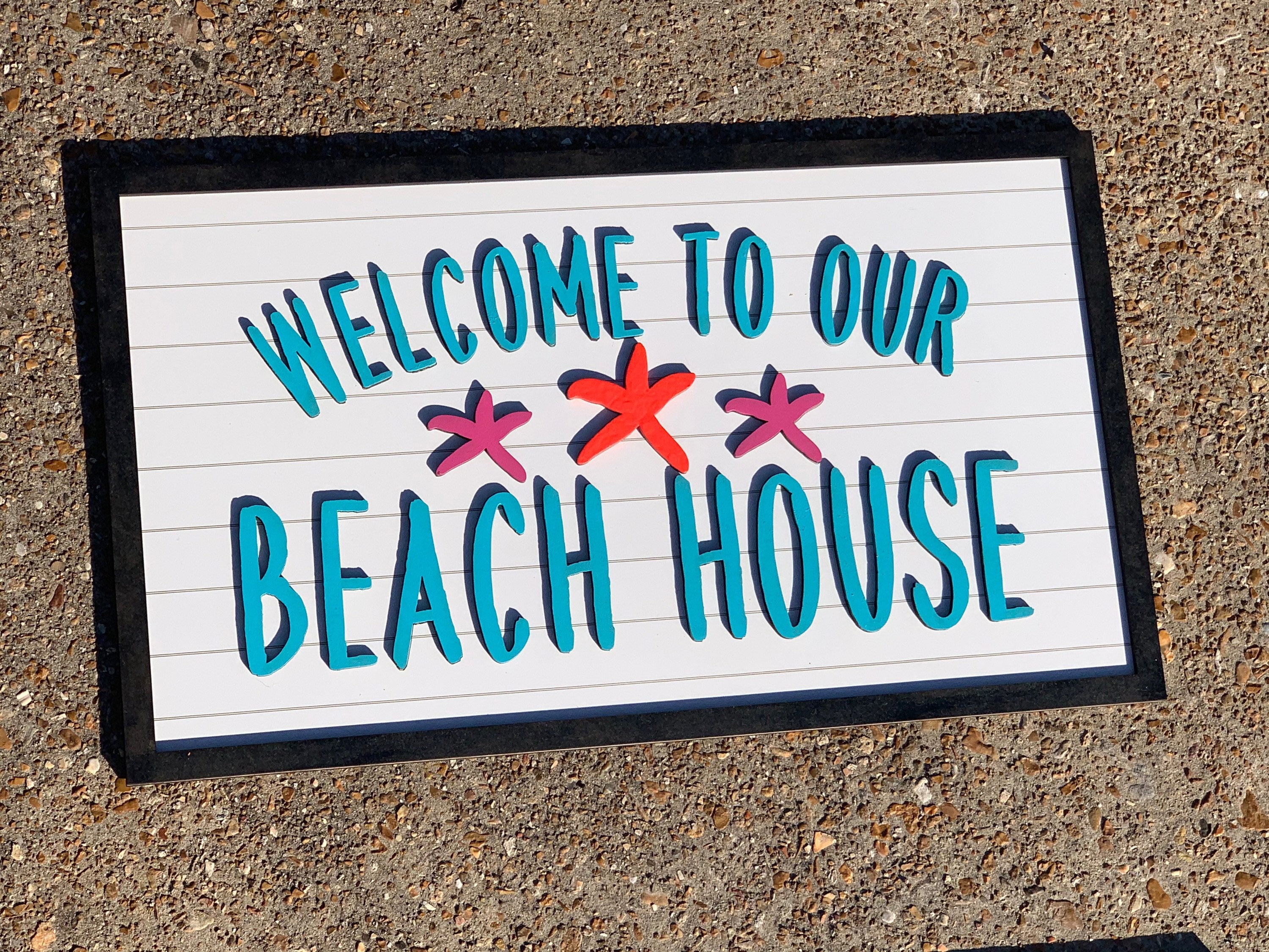 Beach House Welcome Sign | Beach House Decor | Welcome Sign for Beach House