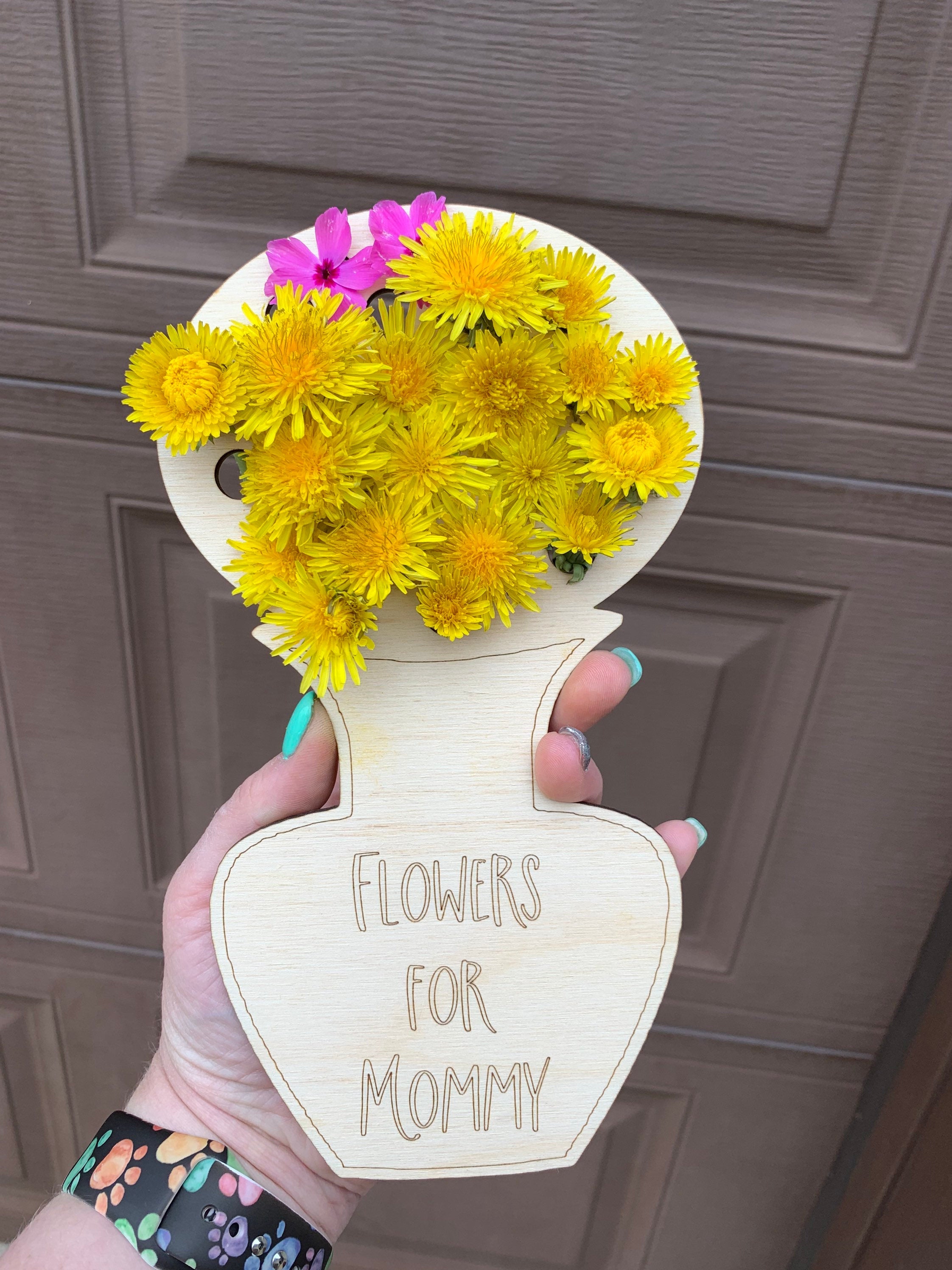 Picked Flower Holder DIY Paint Kit, Flowers for Mom