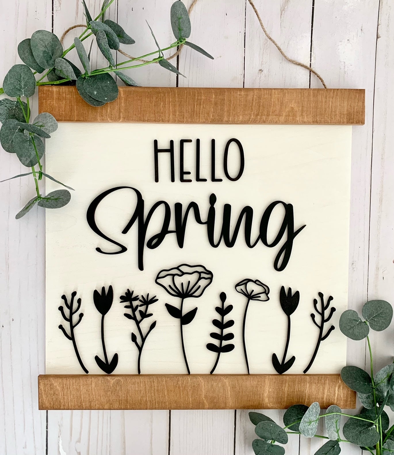 DIY Wooden Sign Kit - Hello Spring