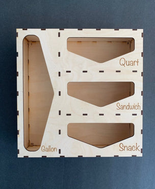 Ziplock Bag Storage Box