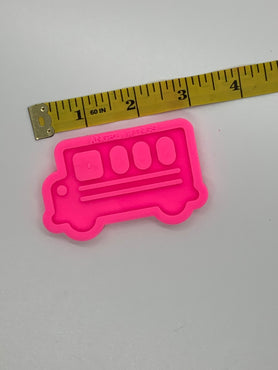 School Bus Shiny Silicone Mold