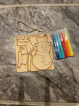DIY Ornament Kits - Snowman