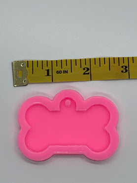 Dog Bone Tag Shiny Silicone Mold