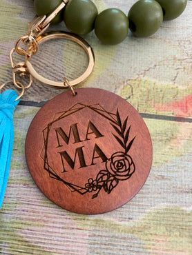 MAMA Bangle Bracelet Keychain