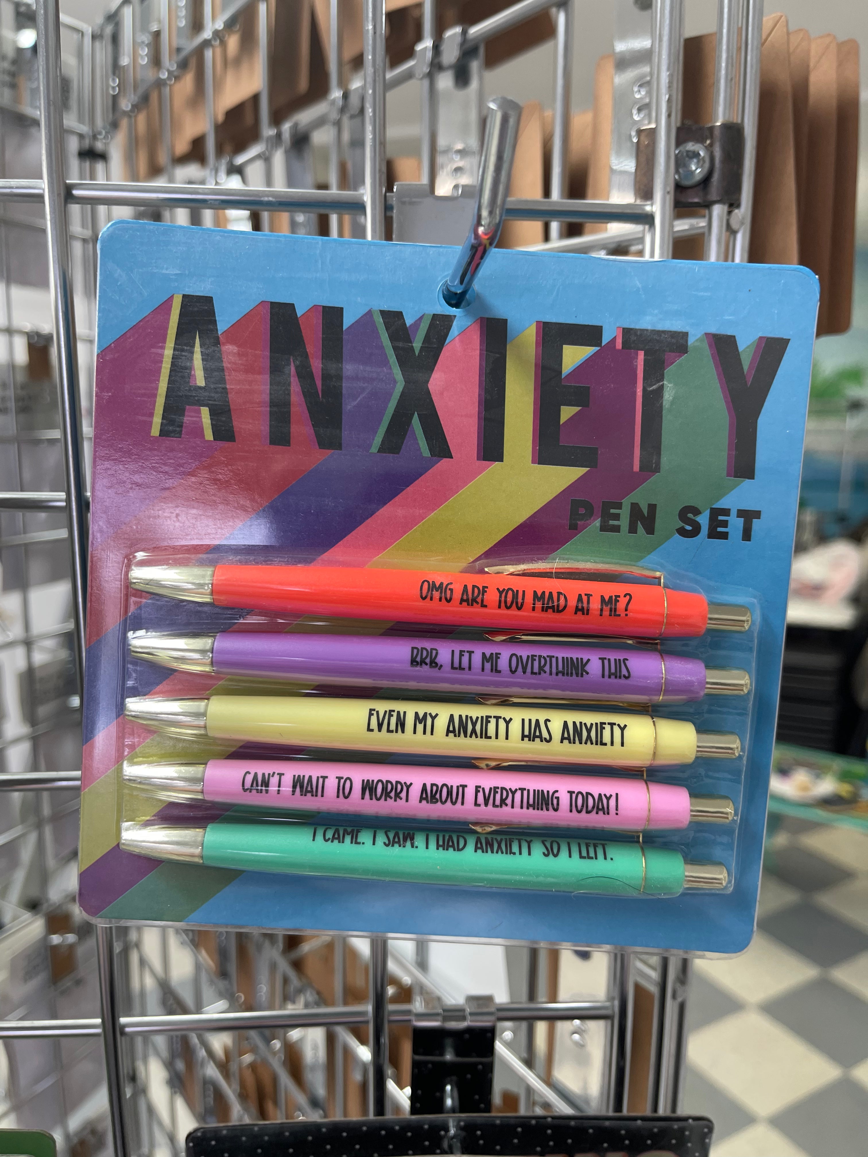 Anxiety Pen Set