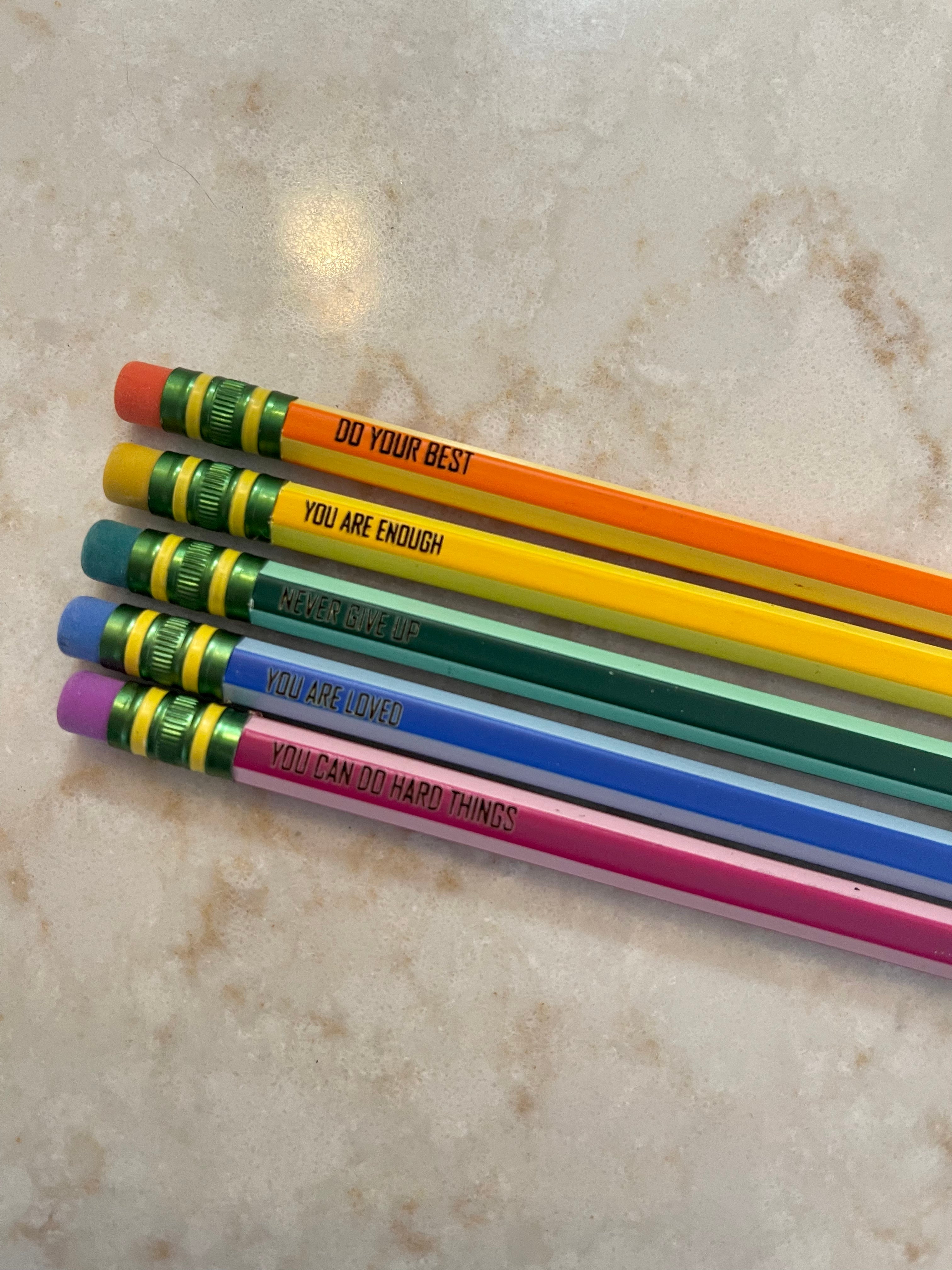 Positive Affirmation Pencils