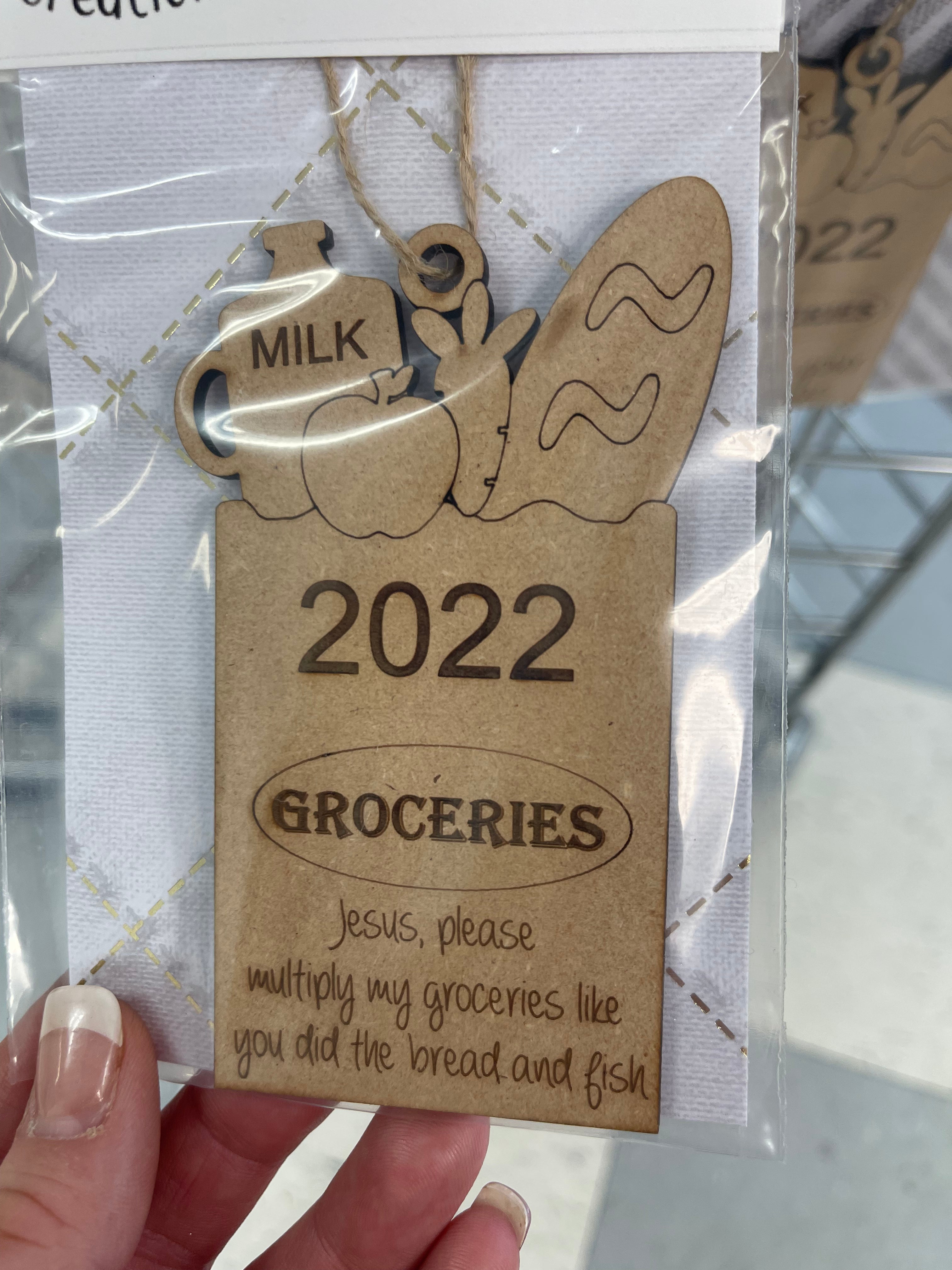 2022 Groceries Ornament