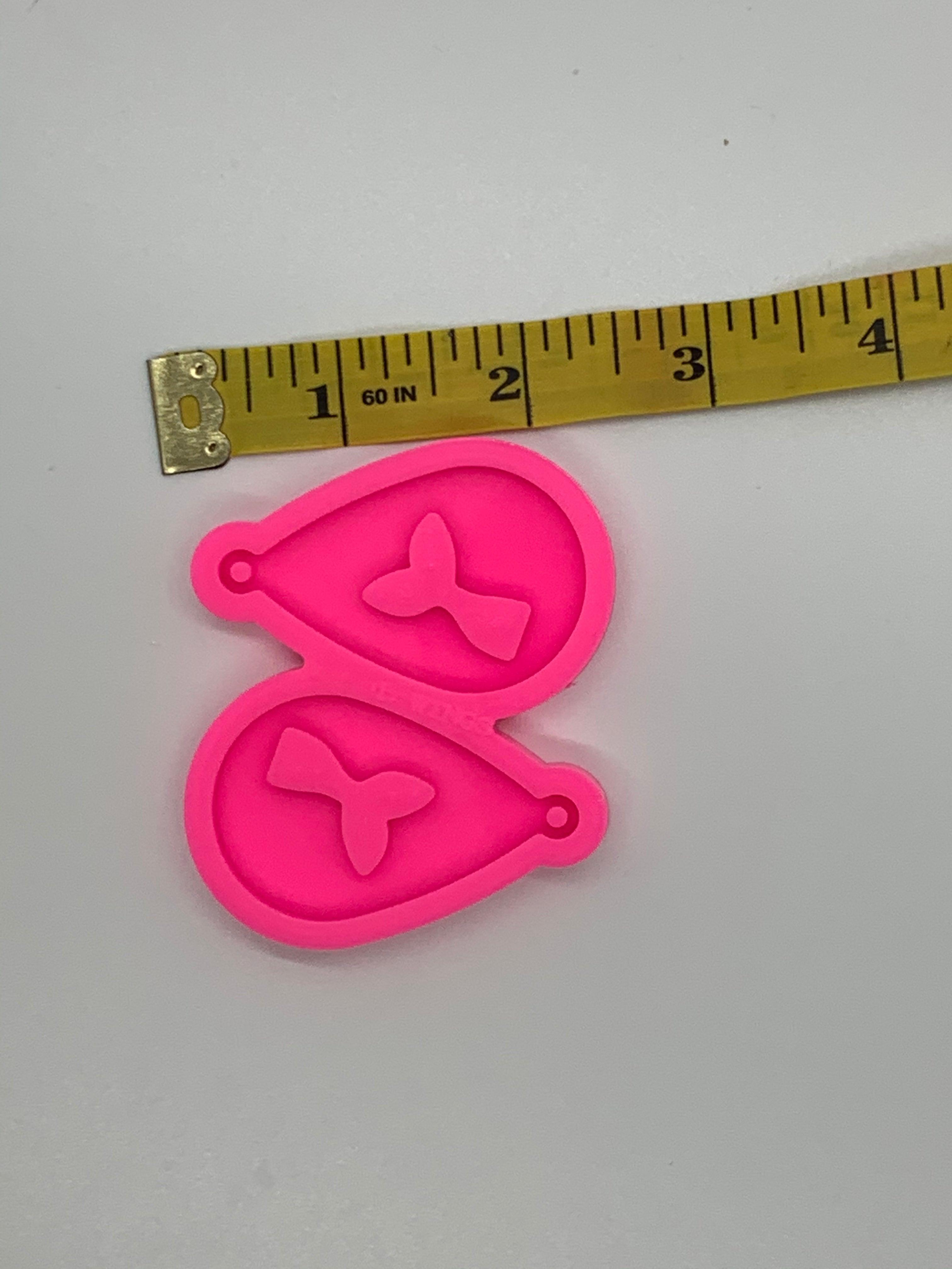 Mermaid Tail Earrings Shiny Silicone Mold