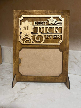 Best D ever Award Frame