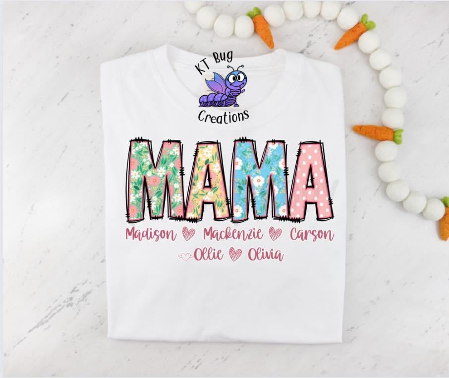 Personalized Mom Easter Shirt