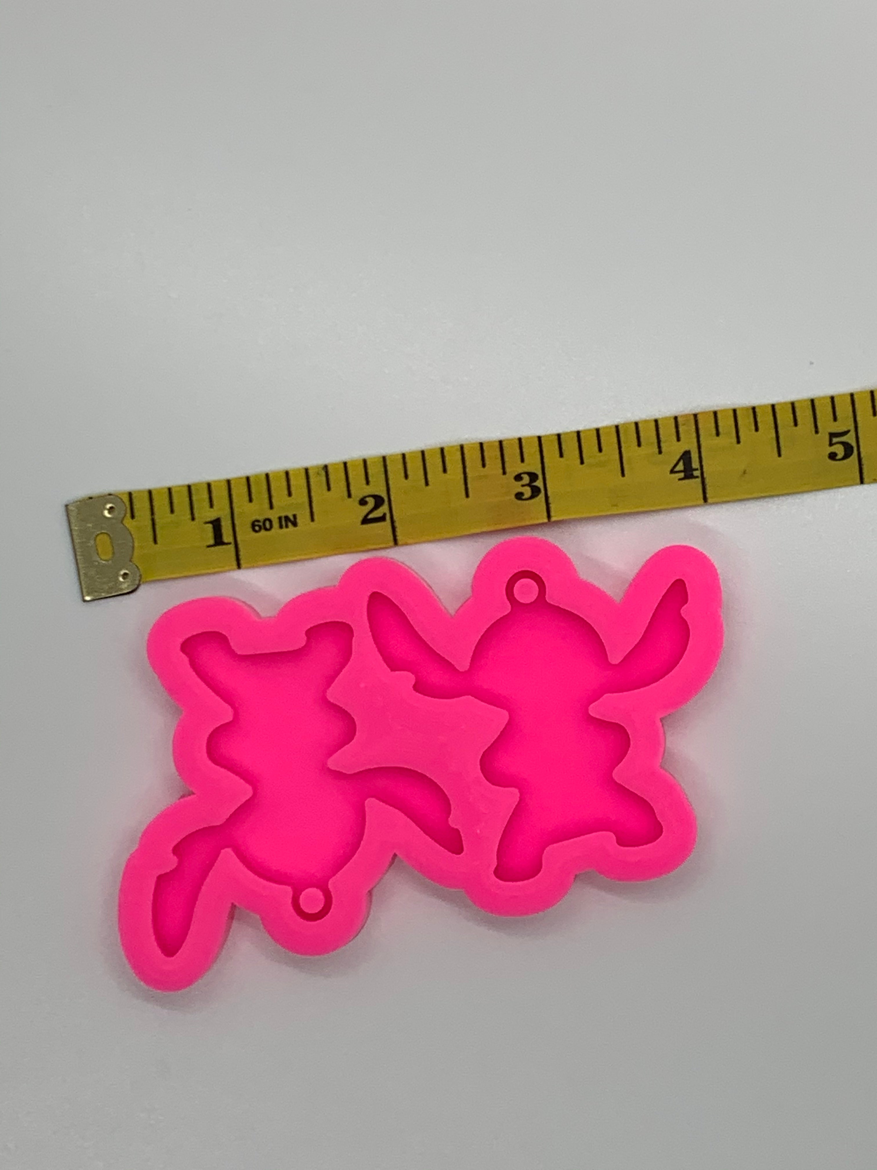 Stitch Earrings Shiny Silicone Mold