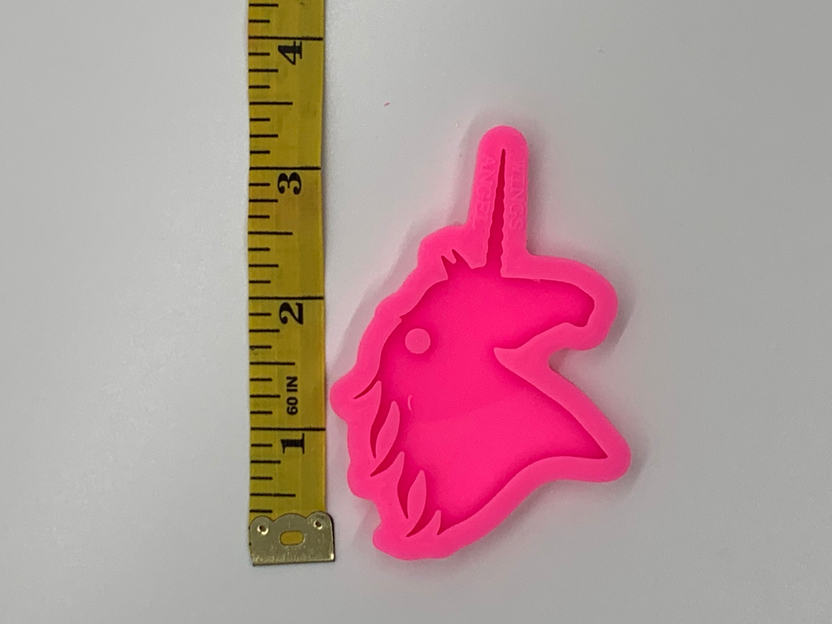 Unicorn Head Shiny Silicone Mold for Epoxy Resin Crafts