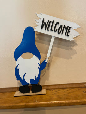 Standing Gnome Interchangeable Sign