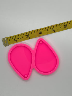 Teardrop Earrings Shiny Silicone Mold