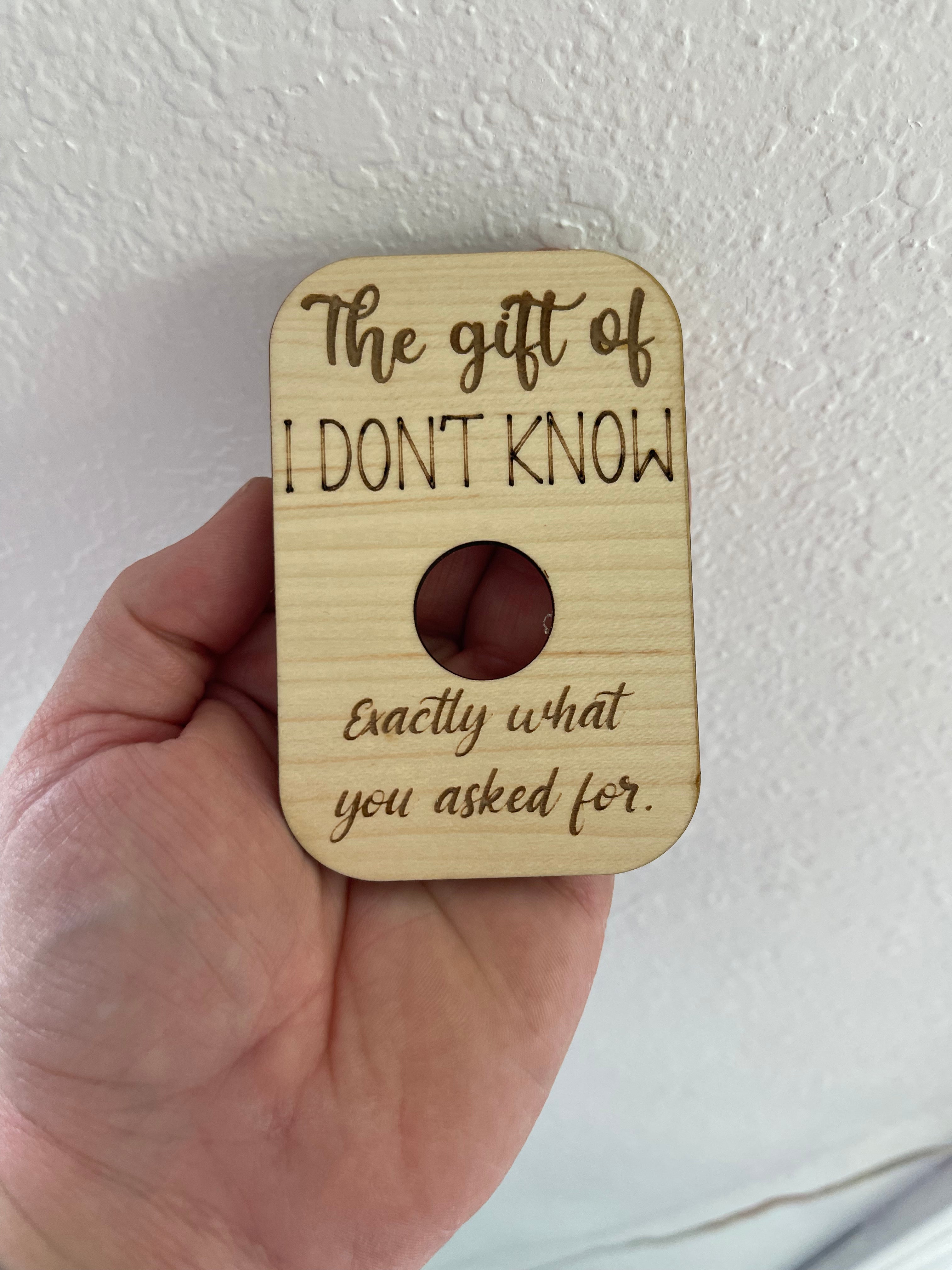 The Gift of I Don’t Know