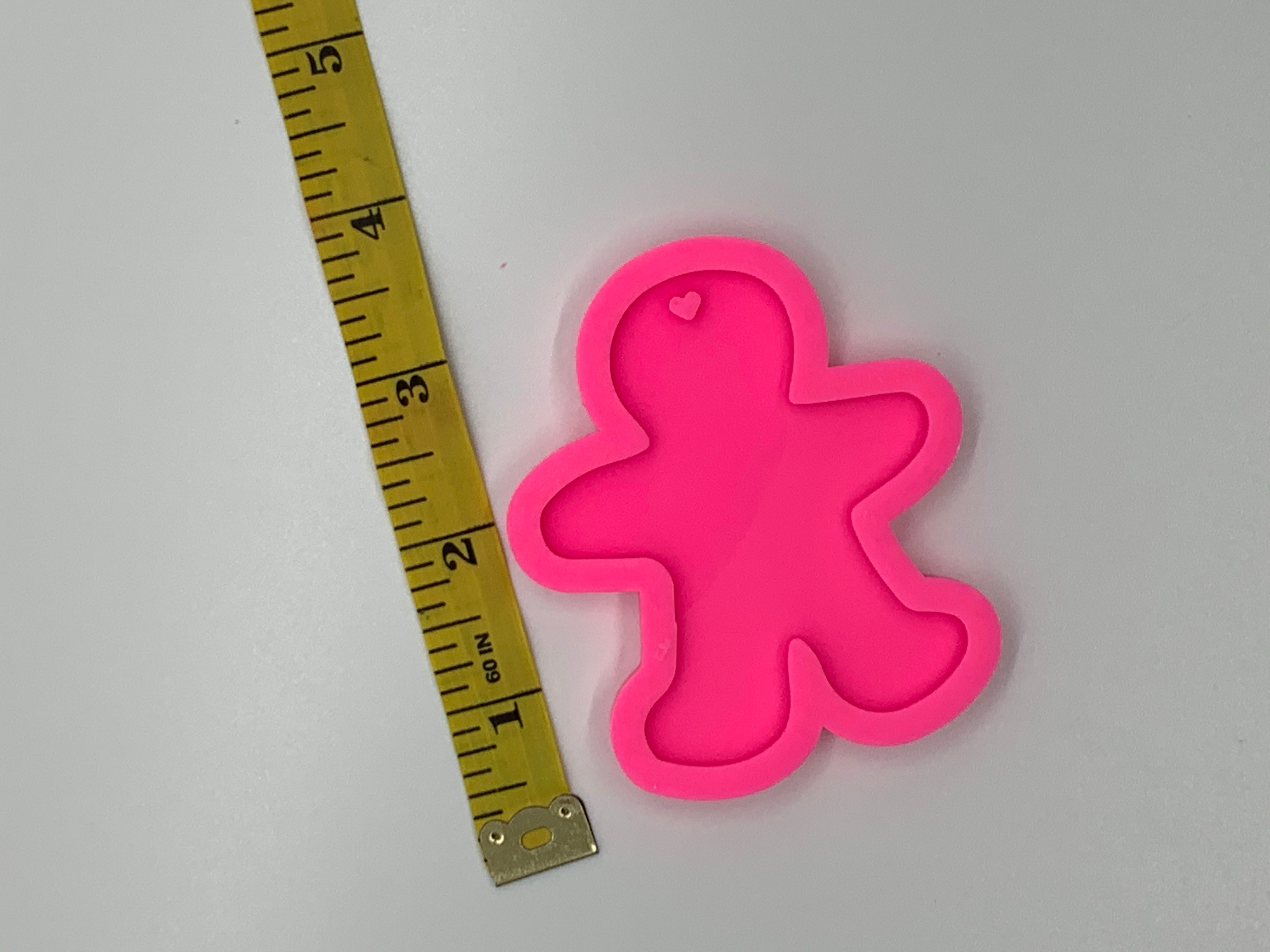 Gingerbread Man Shiny Silicone Mold