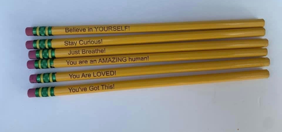 One Dozen Personalized Pencils