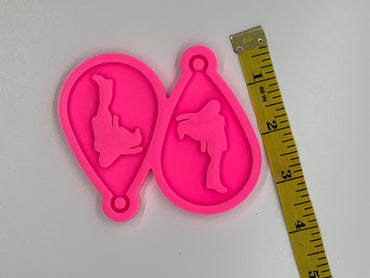 Pocahontas Earrings Shiny Silicone Mold