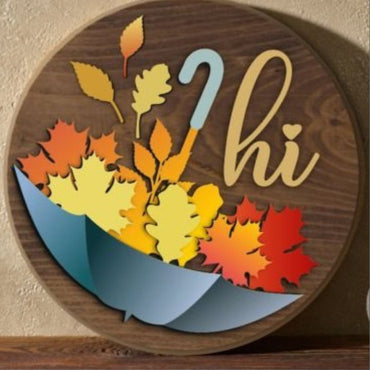 Hi Fall Door Hanger- Paint Party - Book a Party