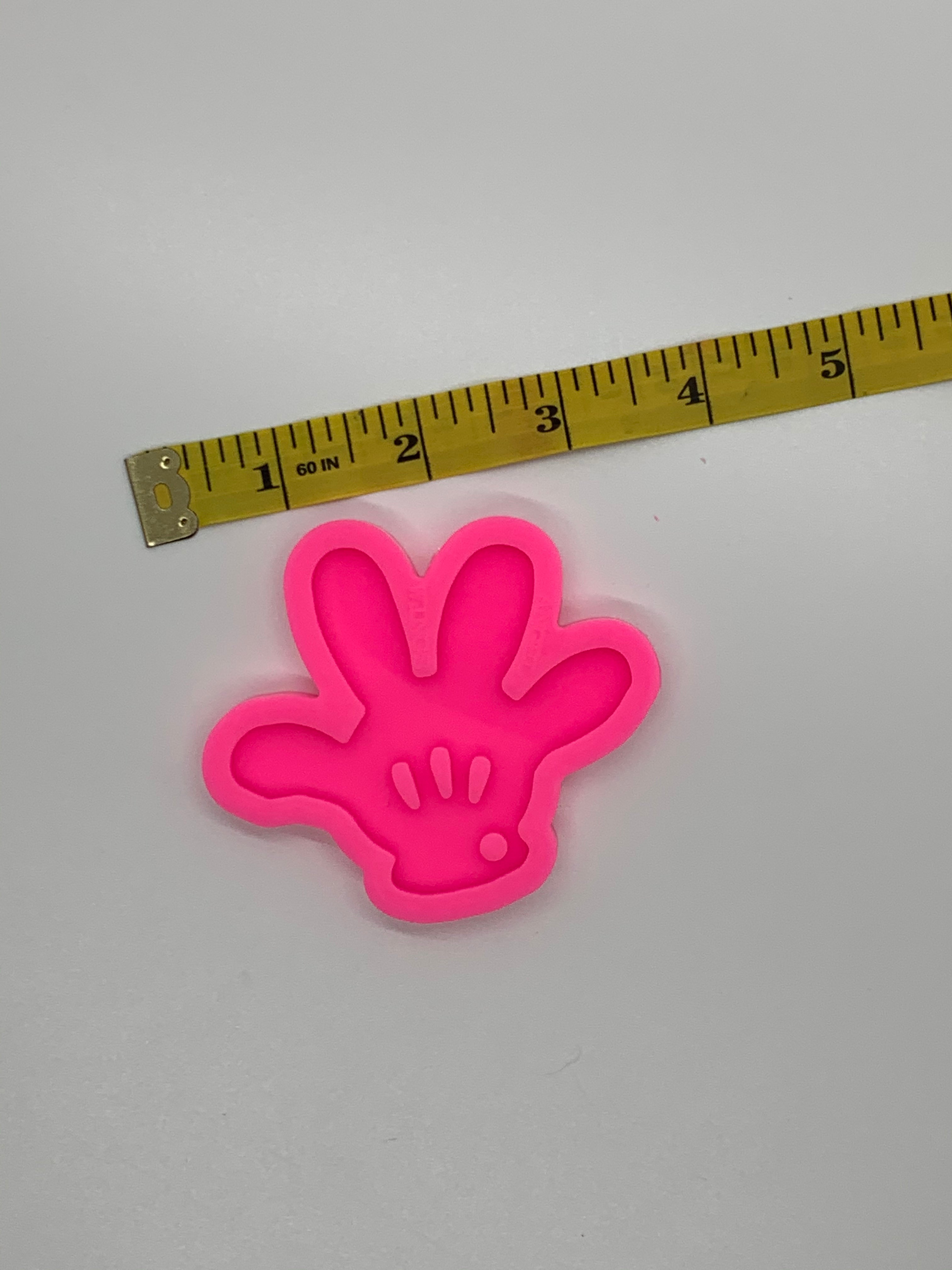 Mickey Hand Shiny Silicone Mold for Epoxy Resin Crafts